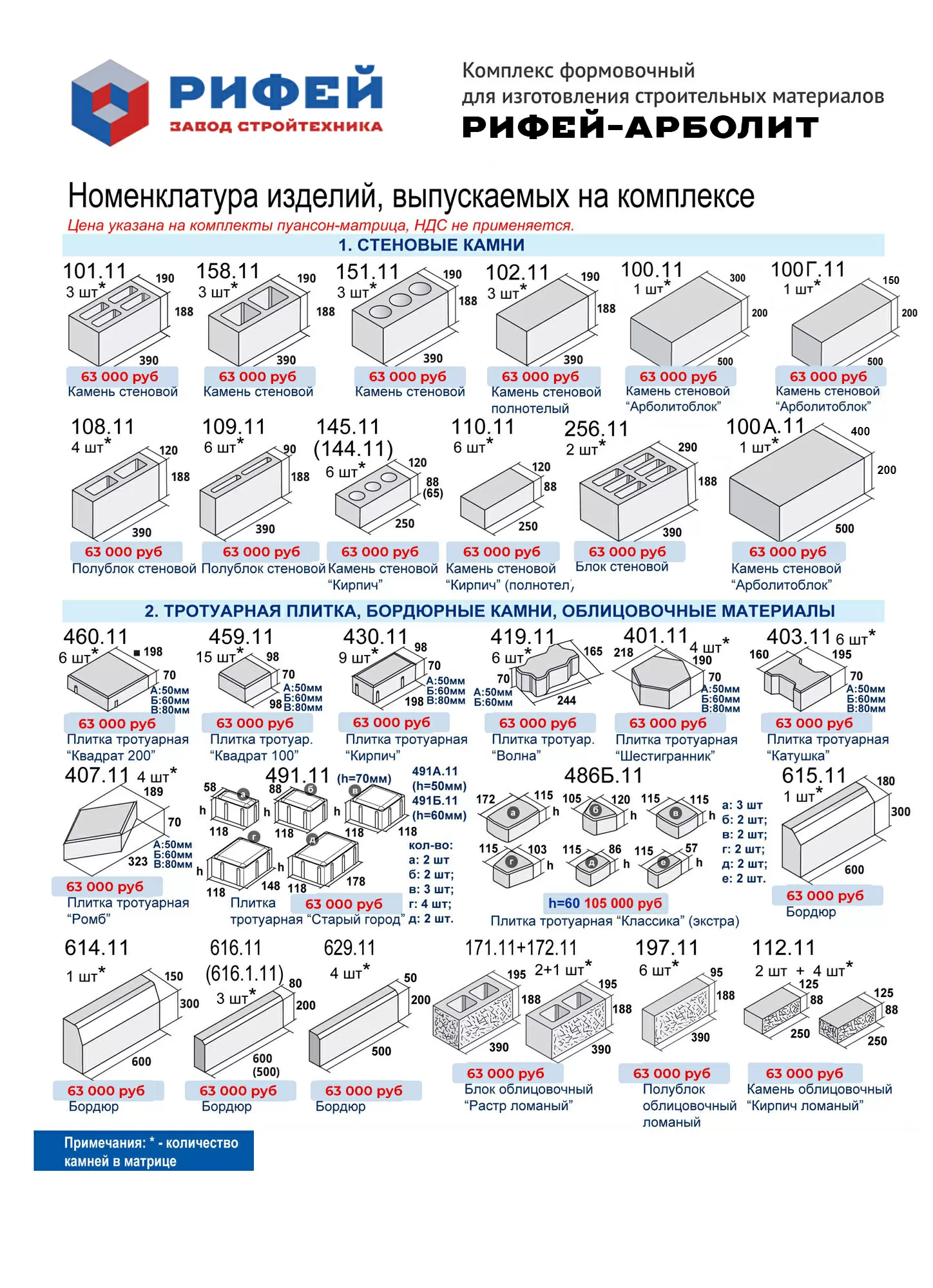 Вибропресс Рифей Метеор Арболит-СП в Курске